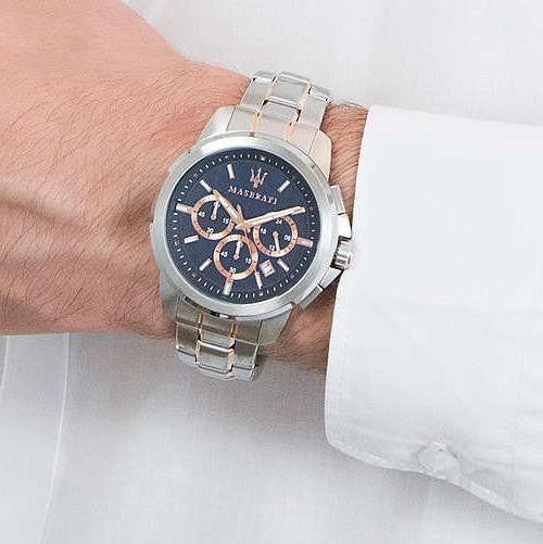 Maserati Successo Chronograph 44mm Stainless Steel Watch For Men - R8873621008 Buy Now By Maserati