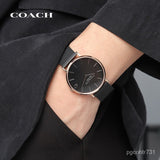 Coach Charles Black Ion Dial Black Mesh Bracelet Watch for Men - 14602470 Buy Now By Coach