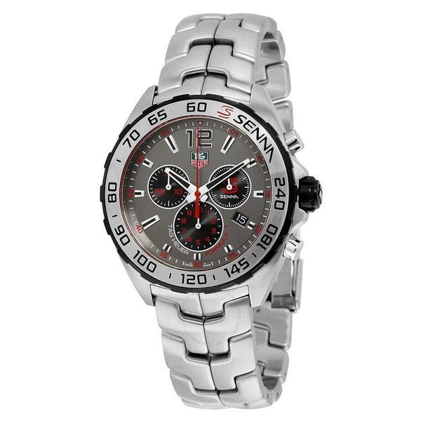 Shop Tag Heuer Formula 1 Special Edition Chronograph Grey Dial Silver Steel Strap Watch for Men - CAZ1012.BA0883 in USA