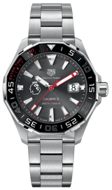 Tag Heuer Aquaracer Calibre 5 Premiere League Edition Black Dial Silver Stainless Steel Watch for Men - WAY201D.BA0927 Buy Now By Tag Heuer