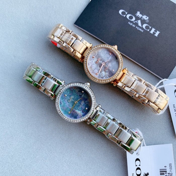 Coach Park Crystal Dial Rose Gold Steel Strap Watch for Women - 14503226 Buy Now By Coach