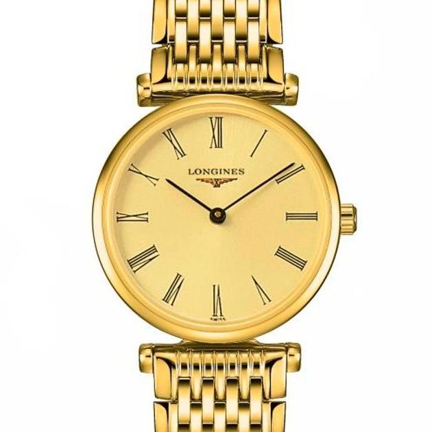 Longines La Grande Classique de Longines Gold Dial Gold Mesh Bracelet Watch for Women - L4.209.2.31.8 Buy Now By Longines