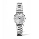 Shop Longines La Grande Classique De Longines Silver Dial Silver Mesh Bracelet Watch for Women - L4.209.4.72.6 in USA