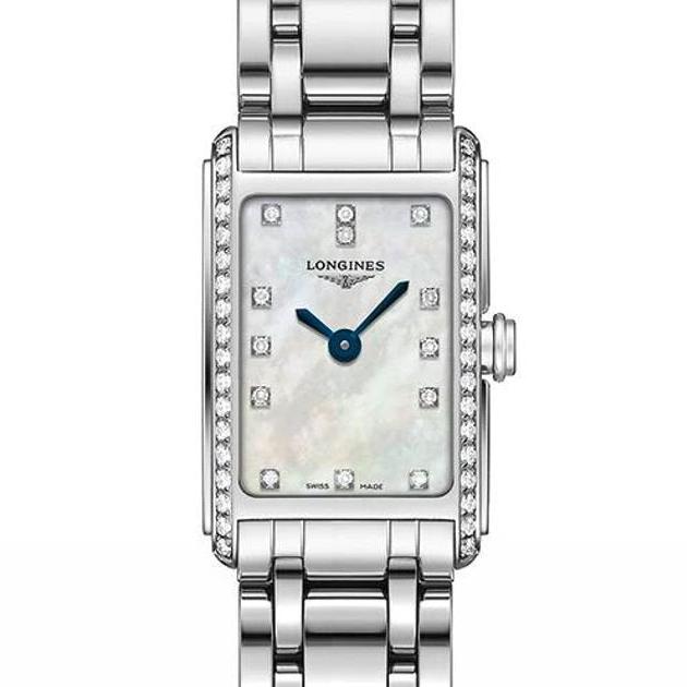 Longines Dolcevita Diamonds Mother of Pearl Dial Silver Steel Strap Watch for Women - L5.258.0.87.6 Buy Now By Longines
