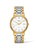 Longines Presence 38.5mm Automatic White Dial Two Tone Steel Strap Watch for Men - L4.921.2.12.7 Buy Now By Longines