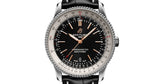 Shop Breitling Navitimer 1 Automatic 41mm Black Dial Black Leather Strap Mens Watch - A17326211B1P1 in USA