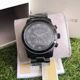 Michael Kors Runway Chronograph Black Dial Black Steel Strap Watch for Men - MK8157 Buy Now By Michael Kors