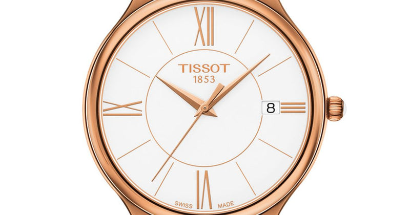 Tissot T Lady Bella Ora Round White Dial Beige Leather Strap Watch For Women - T103.210.36.018.00 Buy Now By Tissot
