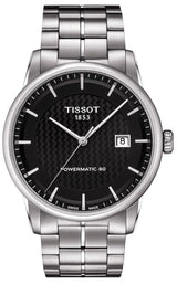 Tissot Luxury Powermatic 80 Black Dial Silver Steel Strap Watch for Men - T086.407.11.201.02 Buy Now By Tissot