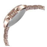 Hugo Boss Hera Chronograph Blue Dial Gold Steel Strap Watch for Women - 1502566