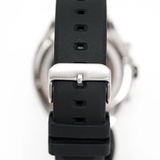 Hugo Boss Velocity Chronograph Black Dial Black Leather Strap Watch for Men - 1513716