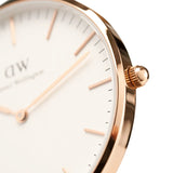 Daniel Wellington Classic South Hampton White Dial Two Tone Nylon Strap Watch For Women - DW00100034 Buy Now By Daniel Wellington
