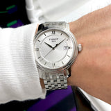 Tissot T Classic Bridgeport Silver Dial Silver Mesh Bracelet Watch For Men - T097.410.11.038.00 Buy Now By Tissot