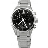 Shop Calvin Klein Masculine Chronograph Black Dial Silver Steel Strap Watch for Men - K2H27104 in USA