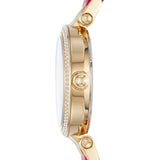 Michael Kors Parker Pink Mother of Pearl Dial Two Tone Steel Strap Watch for Women - MK6490 Buy Now By Michael Kors