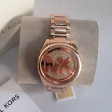 Michael Kors Janelle Quartz Crystals Rose Gold Dial Rose Gold Steel Strap Watch For Women - MK7312 Buy Now By Michael Kors