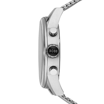 Hugo Boss Jet Chronograph Grey Dial Silver Mesh Bracelet Watch for Men - 1513440 Buy Now By Hugo Boss