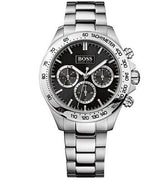 Hugo Boss Ikon Black Dial Silver Steel Strap Watch for Men - 1512965 Buy Now By Hugo Boss