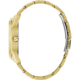 Shop Guess Crush Gold Dial Gold Steel Strap Watch For Women - GW0020L2 in USA