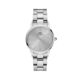 Daniel Wellington Iconic Link Unitone Silver Dial Silver Steel Strap Watch For Women - DW00100402 Buy Now By Daniel Wellington