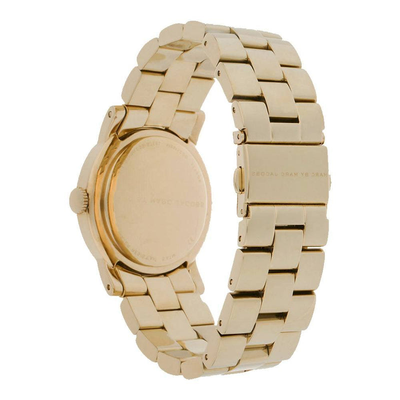 Marc Jacobs Amy Blue Dial Gold Steel Strap Watch for Women - MBM3220 Buy Now By Marc Jacobs
