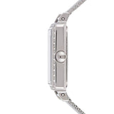 Guess Highline White Dial Silver Mesh Bracelet Watch For Women - W0826L1