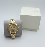 Michael Kors Nia Quartz Gold Dial Gold Steel Strap Watch For Women - MK3989 Buy Now By Michael Kors