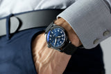 IWC Pilot’s Watch Mark XVIII Edition “Laureus Sport for Good Foundation" Blue Dial Black Nylon Strap Watch for Men - IW324703 Buy Now By IWC