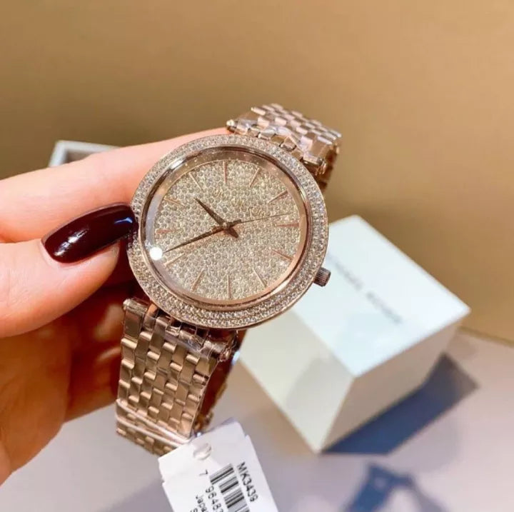Michael Kors Darci Rose Gold Dial Rose Gold Steel Strap Watch for Women - MK3439 Buy Now By Michael Kors