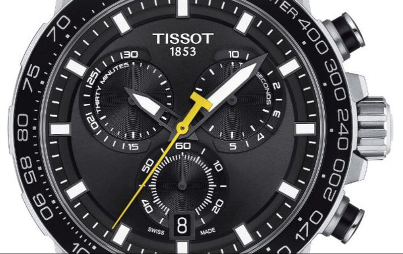 Tissot Supersport Chrono Black Dial Black Nylon Strap Watch for Men - T125.617.17.051.02 Buy Now By Tissot