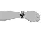 Fossil Modern Machine Black Dial Silver Steel Strap Watch for Men - FS4926