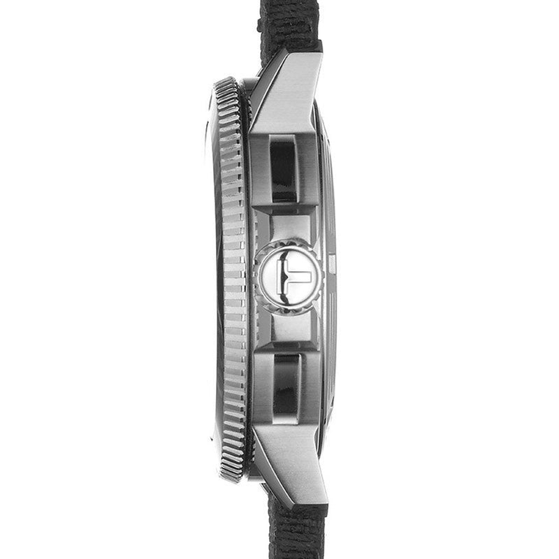 Tissot Seastar 1000 Powermatic 80 Black Dial Black Nylon Strap Watch For Men - T120.407.17.051.00 Buy Now By Tissot