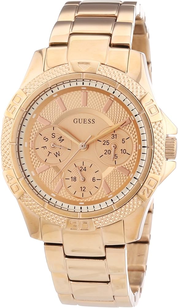 Guess Phantom Mini Rose Gold Dial Rose Gold Steel Strap Watch for Women - W0235L3 Buy Now By Guess