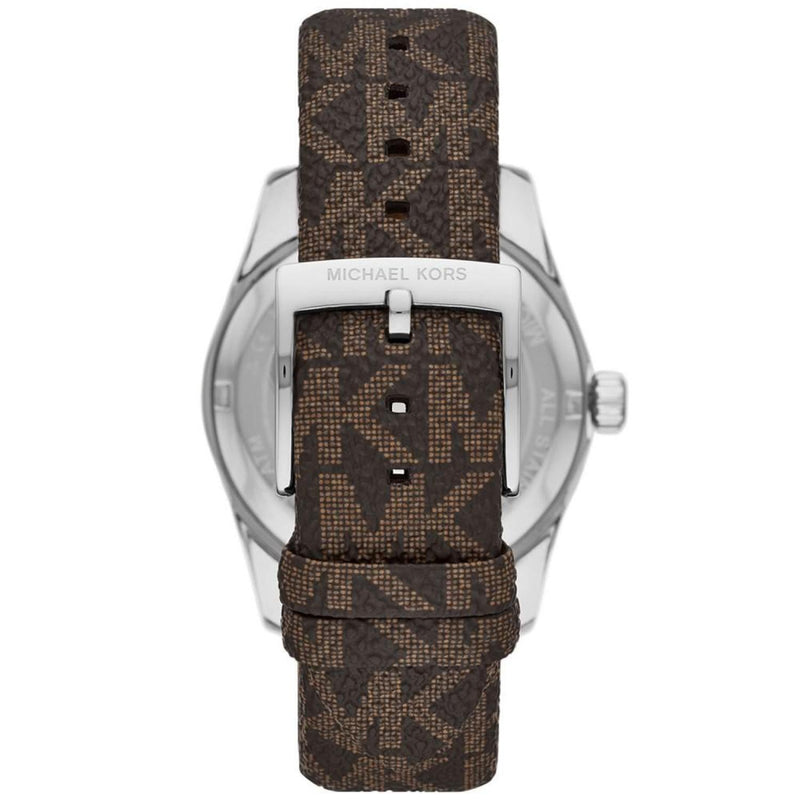 Michael Kors Lexington Silver Dial Brown Leather Strap Watch For Women - MK4745 Buy Now By Michael Kors