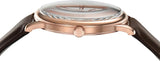 Emporio Armani Minimalist Quartz White Dial Brown Leather Strap Watch For Men - AR11572 Buy Now By Emporio Armani