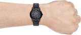 Emporio Armani Meccanico Skeleton Black Dial Black Steel Strap Watch For Men - AR60045 Buy Now By Emporio Armani