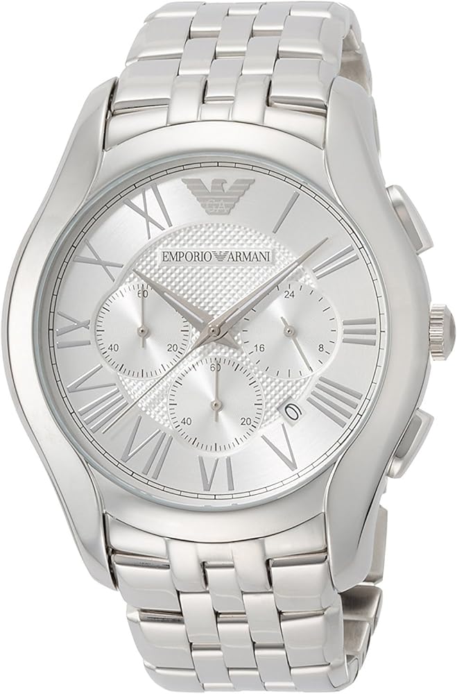 Emporio Armani Velente Chronograph Quartz Silver Dial Silver Steel Strap Watch For Men - AR1702 Buy Now By Emporio Armani