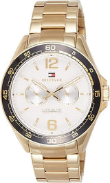Tommy Hilfiger Sport White Dial Gold Steel Strap Watch for Men - 1791365 Buy Now By Tommy Hilfiger
