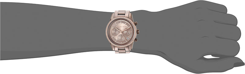 Michael Kors Ritz Chronograph Brown Dial Brown Steel Strap Watch For Women - MK6529 Buy Now By Michael Kors
