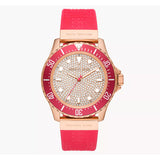 Michael Kors Everest Analog Rose Gold Dial Pink Silicone Strap Watch For Women - MK7359 Buy Now By Michael Kors