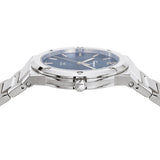 Shop Salvatore Ferragamo F-80 Classic Blue Dial Silver Steel Strap Watch for Men - SFDT01320 in USA