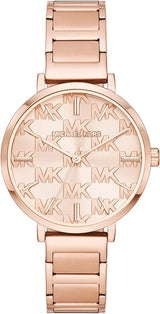 Michael Kors Addyson Quartz Rose Gold Dial Rose Gold Steel Strap Watch for Women - MK4713 Buy Now By Michael Kors