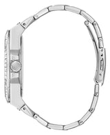 Guess Zeus Multifunction Diamonds Silver Dial Silver Steel Strap Watch for Men - GW0209G1 Buy Now By Guess