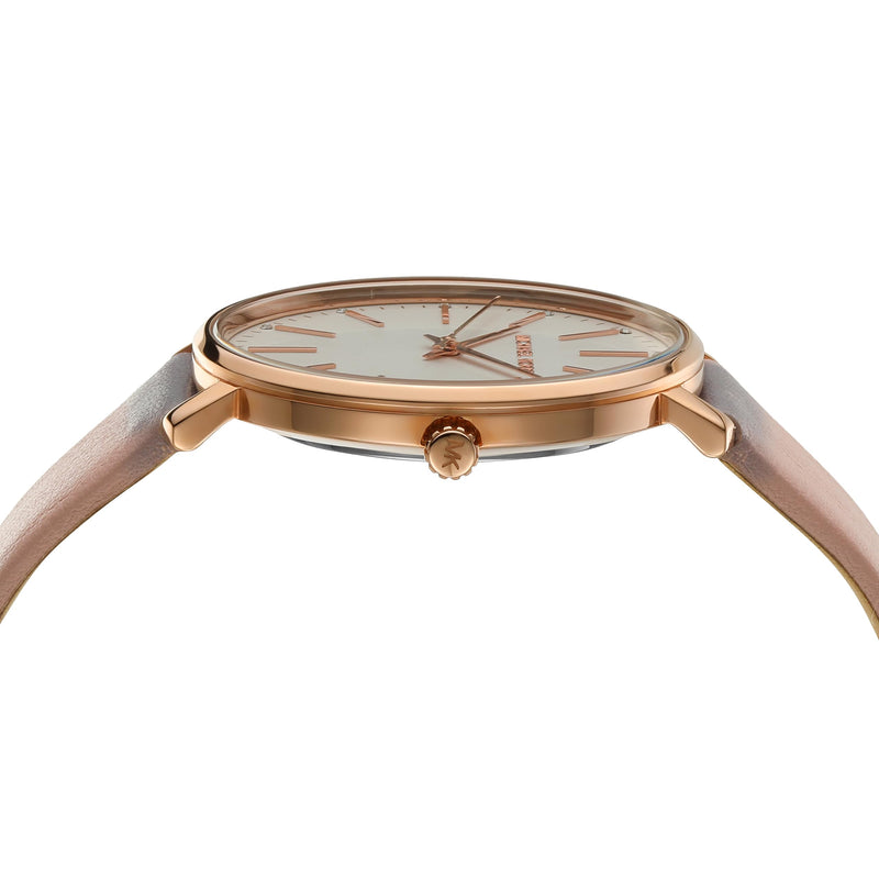 Michael Kors Pyper Quartz White Dial Pink Leather Strap Watch For Women - MK2741 Buy Now By Michael Kors