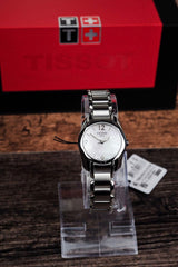 Tissot T Wave Mother of Pearl Dial Two Tone Steel Strap Watch For Women - T023.210.11.117.00 Buy Now By Tissot