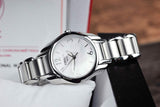 Tissot T Wave Mother of Pearl Dial Two Tone Steel Strap Watch For Women - T023.210.11.117.00 Buy Now By Tissot