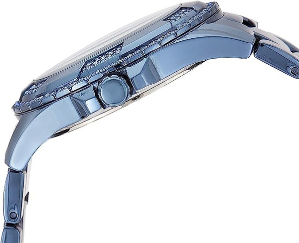 Guess Sunrise Multifunction Blue Dial Blue Steel Strap Watch for Women - W0448L10 Buy Now By Guess