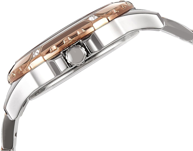 Guess Mist Quartz Silver Dial Two Tone Steel Strap Watch For Women - W0443L4 Buy Now By Guess