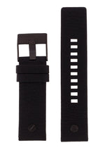 Diesel Little Daddy Chronograph Black Dial Black Leather Strap Watch For Men - DZ7291 Buy Now By Diesel