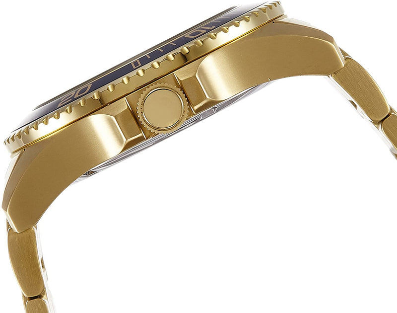 Shop Guess Chaser Multifunction Blue Dial Gold Steel Strap Watch for Men - W0172G5 in USA